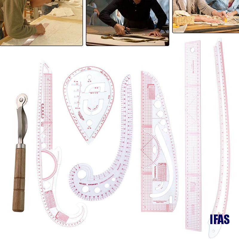 Bộ 7 Thước May Quần Áo Đa Năng