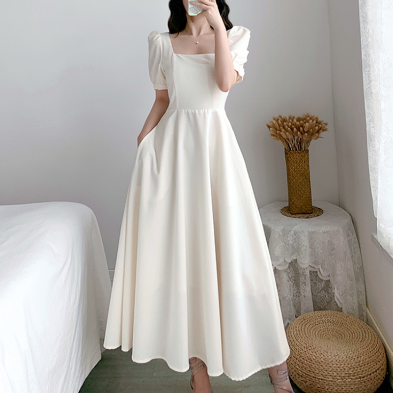 Đầm midi dáng Váy ôm phong cách Hàn Quốc Thời sang trọng thời trang mùa hè dành cho nữ