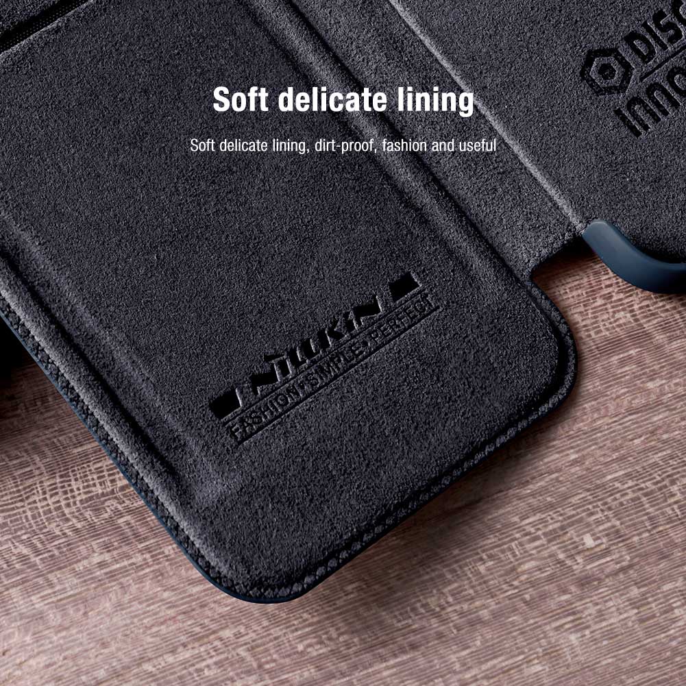 Bao da điện thoại Nillkin nắp lật bảo vệ 360 độ cho Xiaomi Poco X4 Pro 5G
