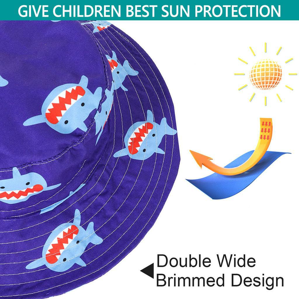 Mũ Rộng Vành Chống Nắng Kèm Nón Che Nắng Bảo Vệ 50+ Cho Bé
