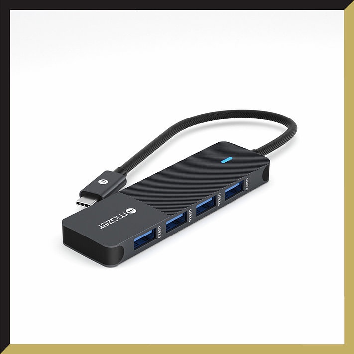 Cổng Chuyển Đổi Mazer USB-C Multimedia Pro Hub 4-in-1 (20cm)