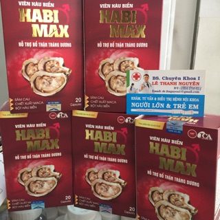 ‼️HOT‼️Viên Hàu Biển HABI MAX-ngày 1 viên tăng sinh lý
