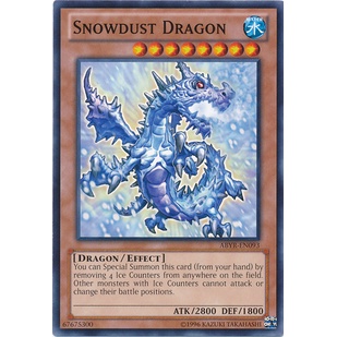 Thẻ bài Yugioh - TCG - Snowdust Dragon / ABYR-EN093'