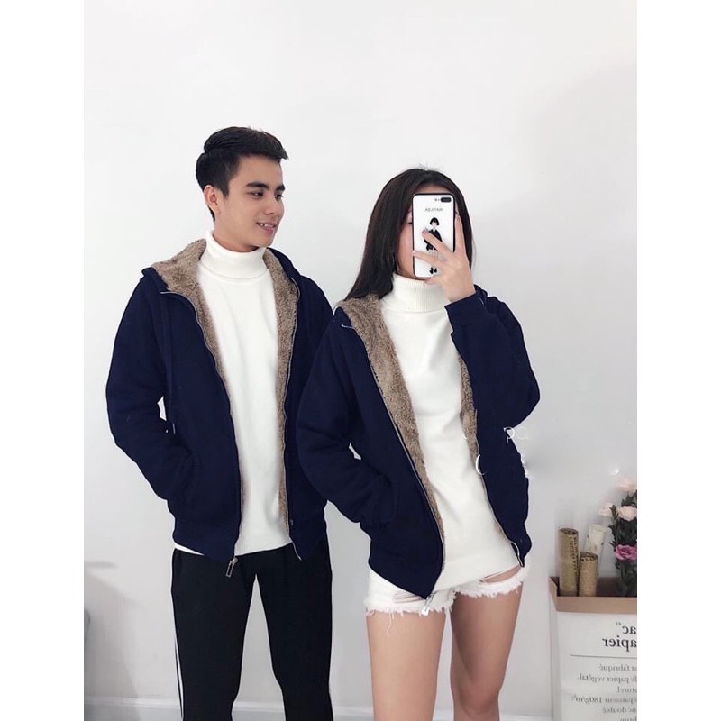 Áo khoác lót lông nam nữ sành điệu cá tính cho mùa đông lạnh❤️FREESHIP❤️ | BigBuy360 - bigbuy360.vn