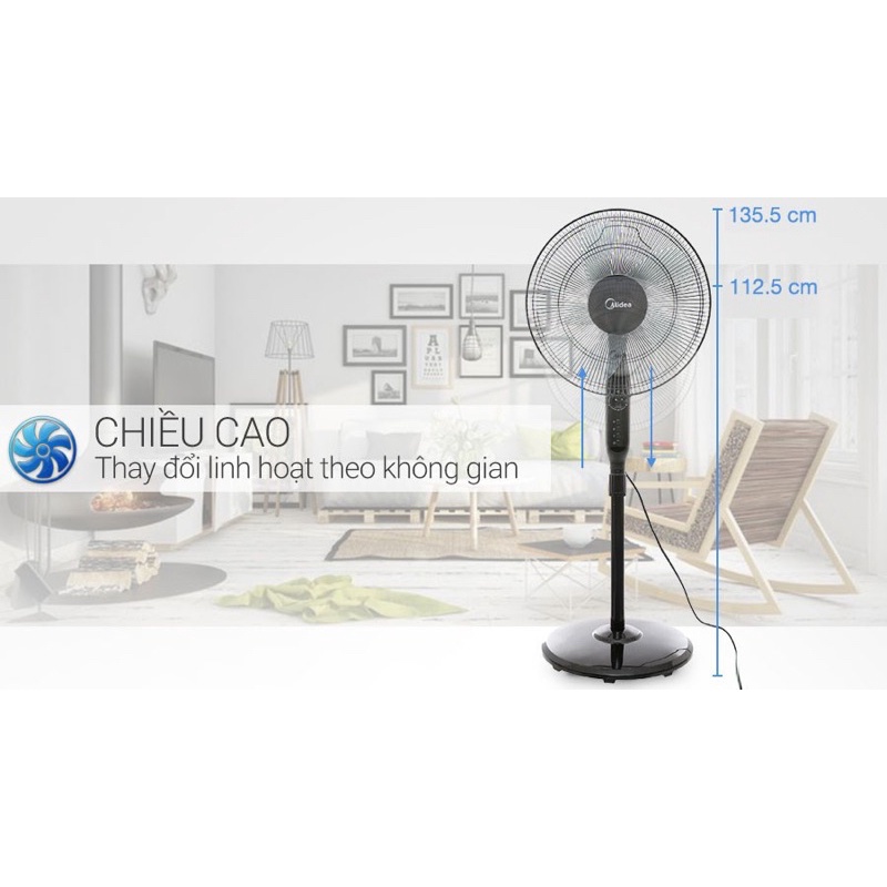 Quạt đứng Midea FS40-15Q
