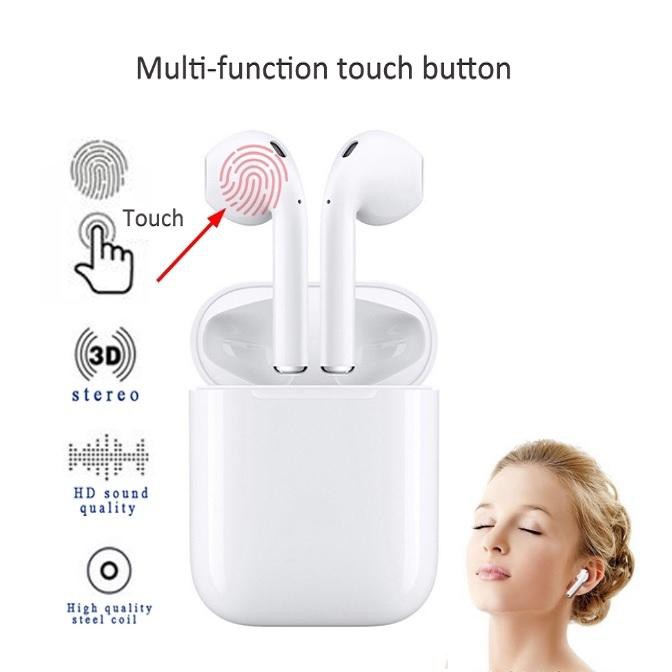 Tai Nghe Bluetooth 5.0 i11 TWS, Tai Nghe Bluetooth Không Dây i11 TWS, Tai Nghe Bluetooth Lỗi 1 đổi 1 trong 30 ngày đầu