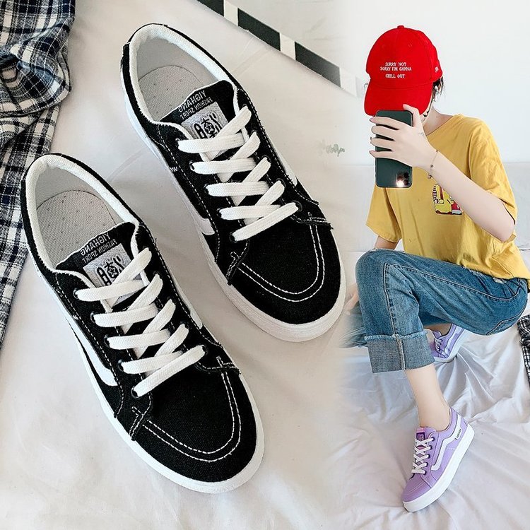 Giày Thể Thao Nữ Đế Bằng Phong Cách Hàn Quốc Dễ Thương | BigBuy360 - bigbuy360.vn