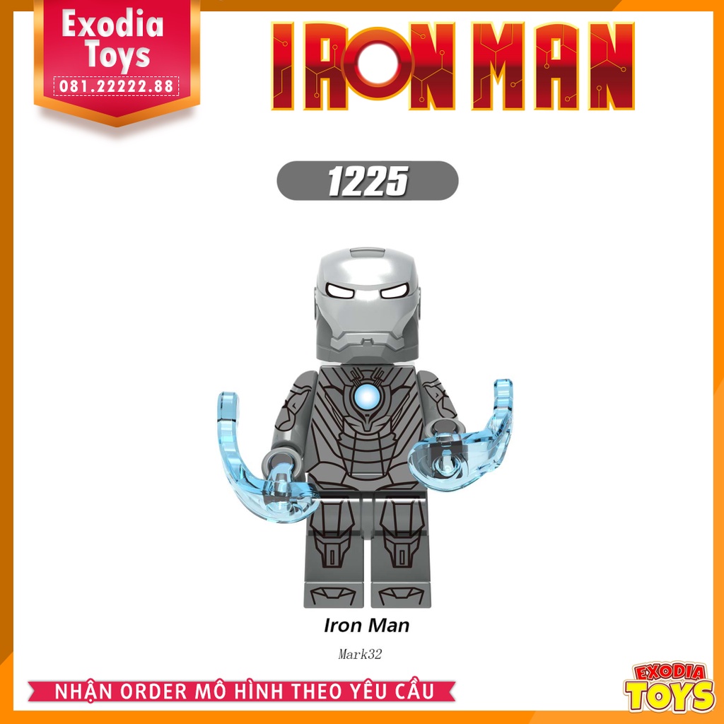 Xếp hình Minifigure các phiên bản bộ giáp Người Sắt : Iron Man - Đồ Chơi Lắp Ghép Sáng Tạo - XINH X0253