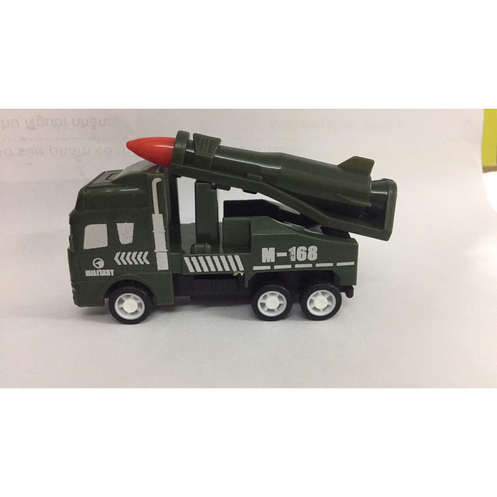 [ Gía siêu rẻ ] HỘP 6 MÔ HÌNH XE QUÂN SỰ CHẠY CÓT 399