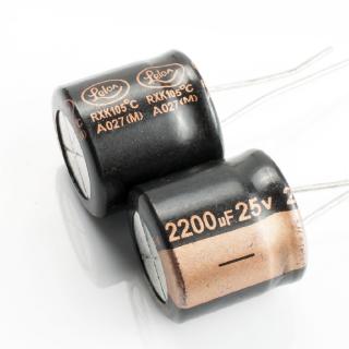 Set 2 Tụ Điện LELON RXK 25V 2200uf 105 Chuyên Dụng° Giày Thể Thao ESR Cổ Thấp Năng Động Hợp Thời Trang