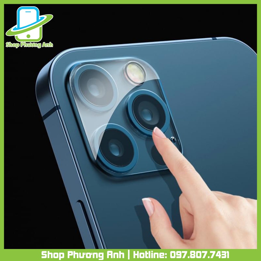 Kính cường lực bảo vệ camera cho iPhone 15 Pro Max/15 Plus/14 Pro Max/13 Mini/12/11