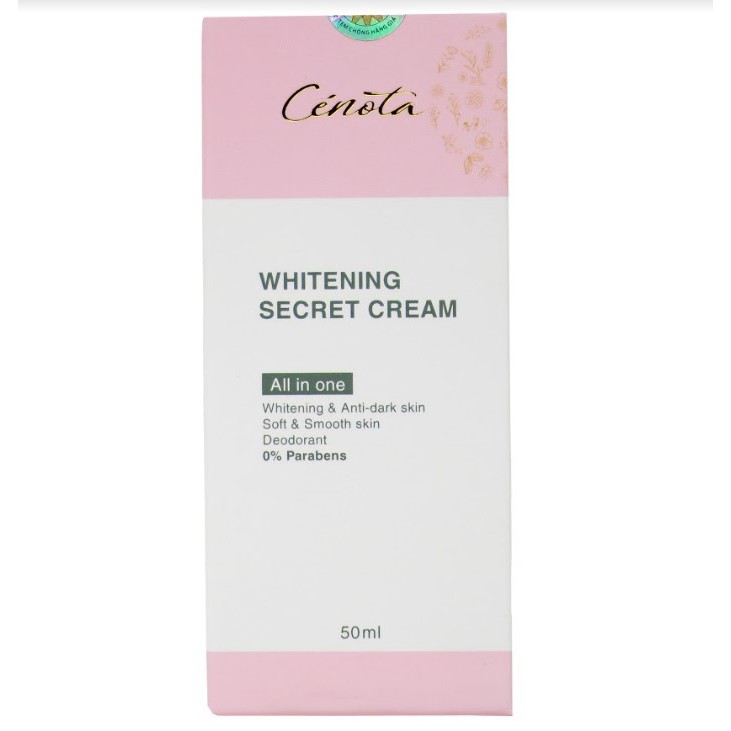 Kem Mờ Thâm Vùng Kín Cenota Whitening Secret Cream 50ml