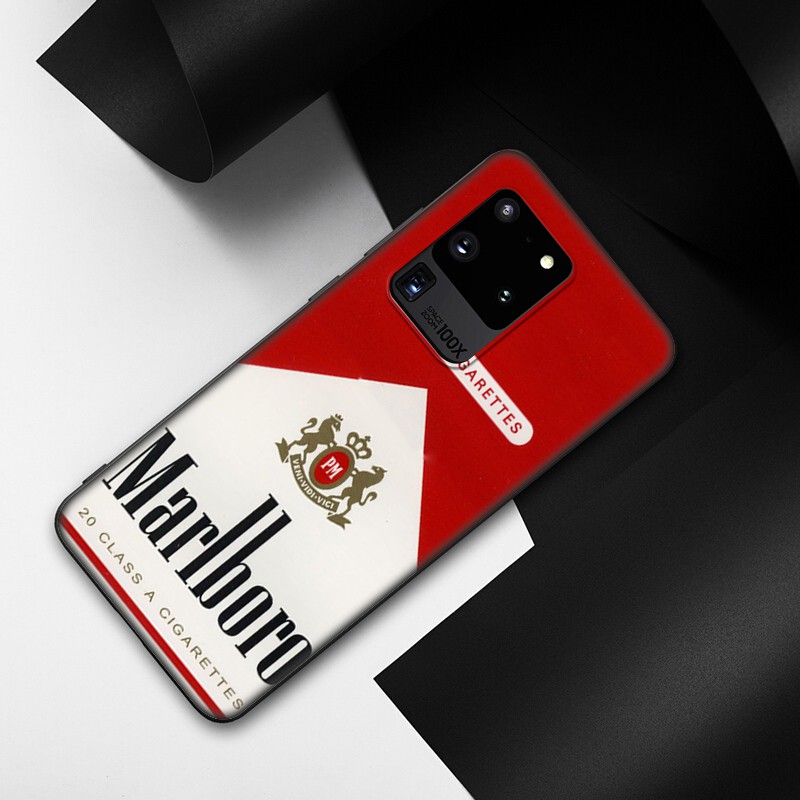 Samsung Galaxy S10 S9 S8 Plus S6 S7 Edge S10+ S9+ S8+ Casing Soft Case 61SF Marlboro mobile phone case