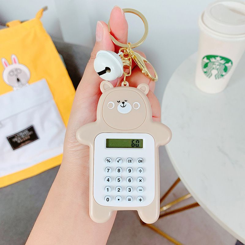 Móc chìa khóa kèm máy tính mini đi kèm