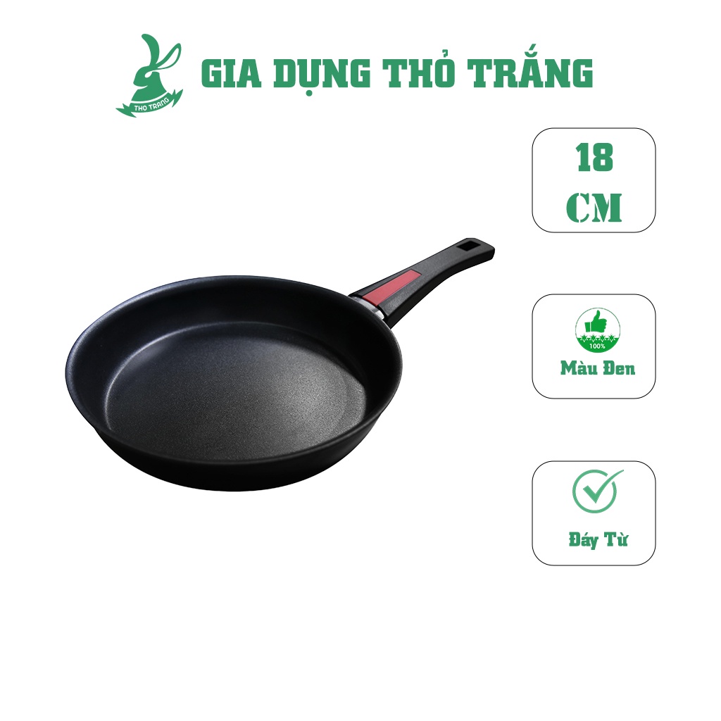 Chảo Đáy Từ PAELLA 18CM Màu Đen