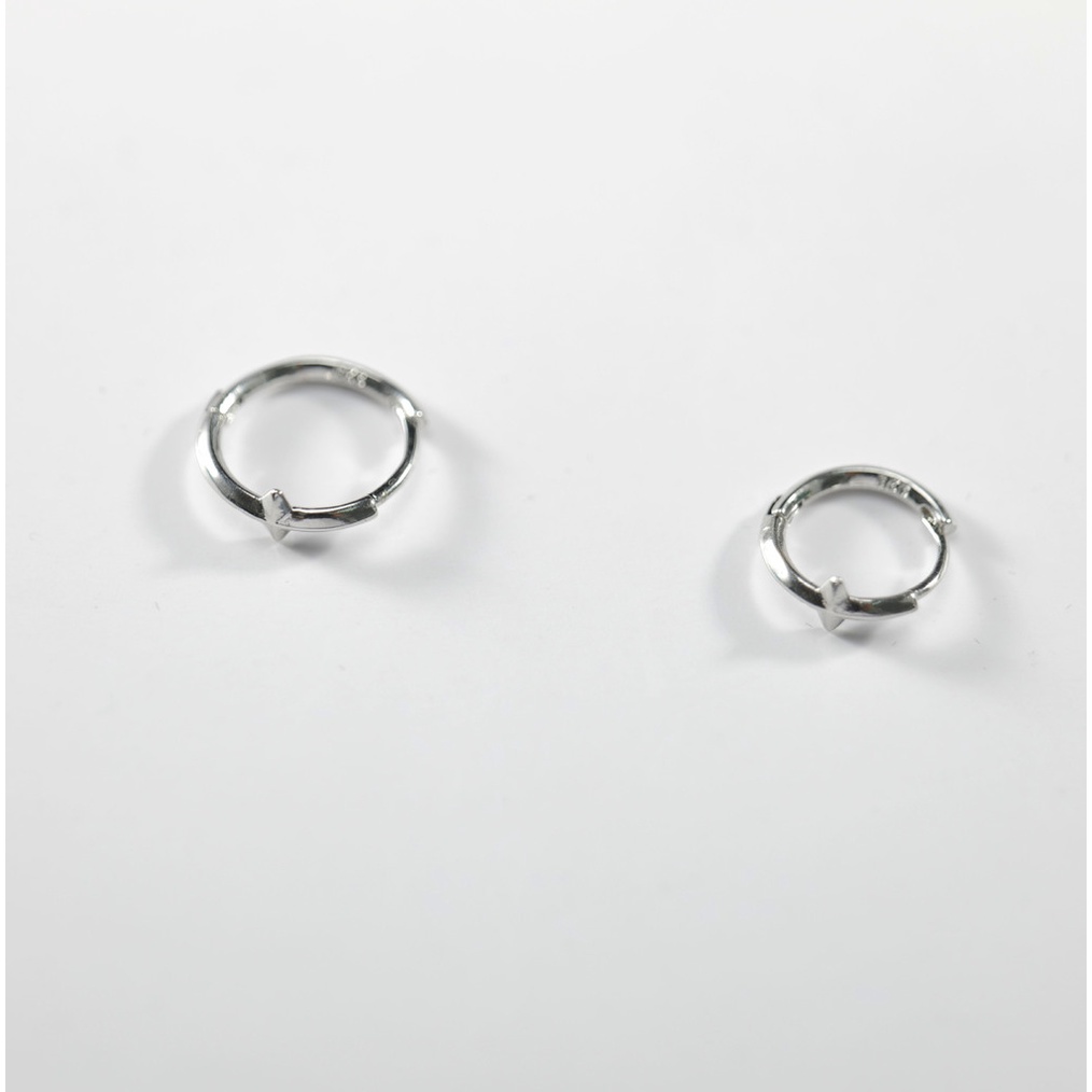 Khuyên Tai Phong Cách hip hop Đơn Giản Dễ Phối Đồ