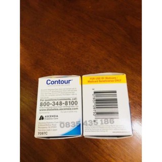 Que thử đường huyết Contour (tặng 50 kim lấy máu)
