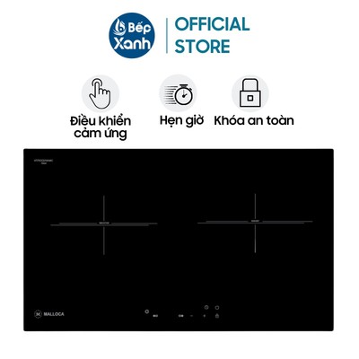 Bếp điện từ 2 vùng nấu Malloca MH-732 EIR Công suất 4200W