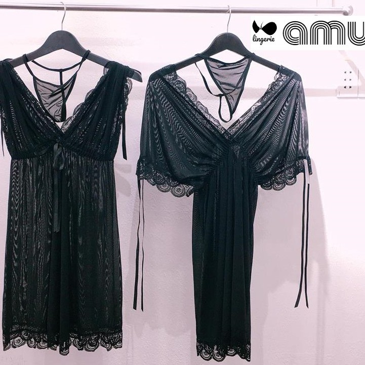 Váy ngủ sexy big size tới 70kg voan thun phối ren trễ vai 🔥FREESHIP 50K🔥 đầm ngủ sexy xuyên thấu sale giá rẻ | BigBuy360 - bigbuy360.vn
