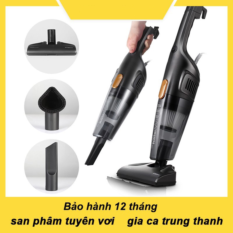 Máy hút bụi cầm tay Deerma, máy hút bụi gia đình Deerma 115C / DX128C công suất 600W