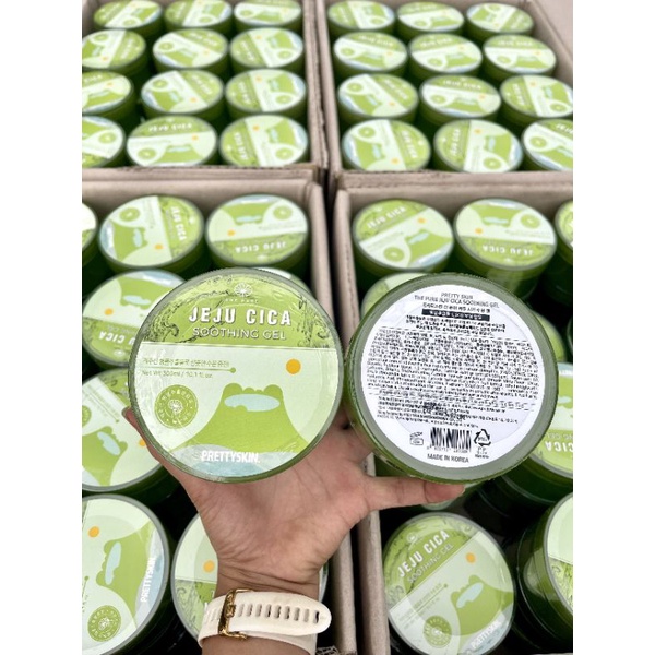 Gel dưỡng ẩm rau má Jeju Pretty Skin
