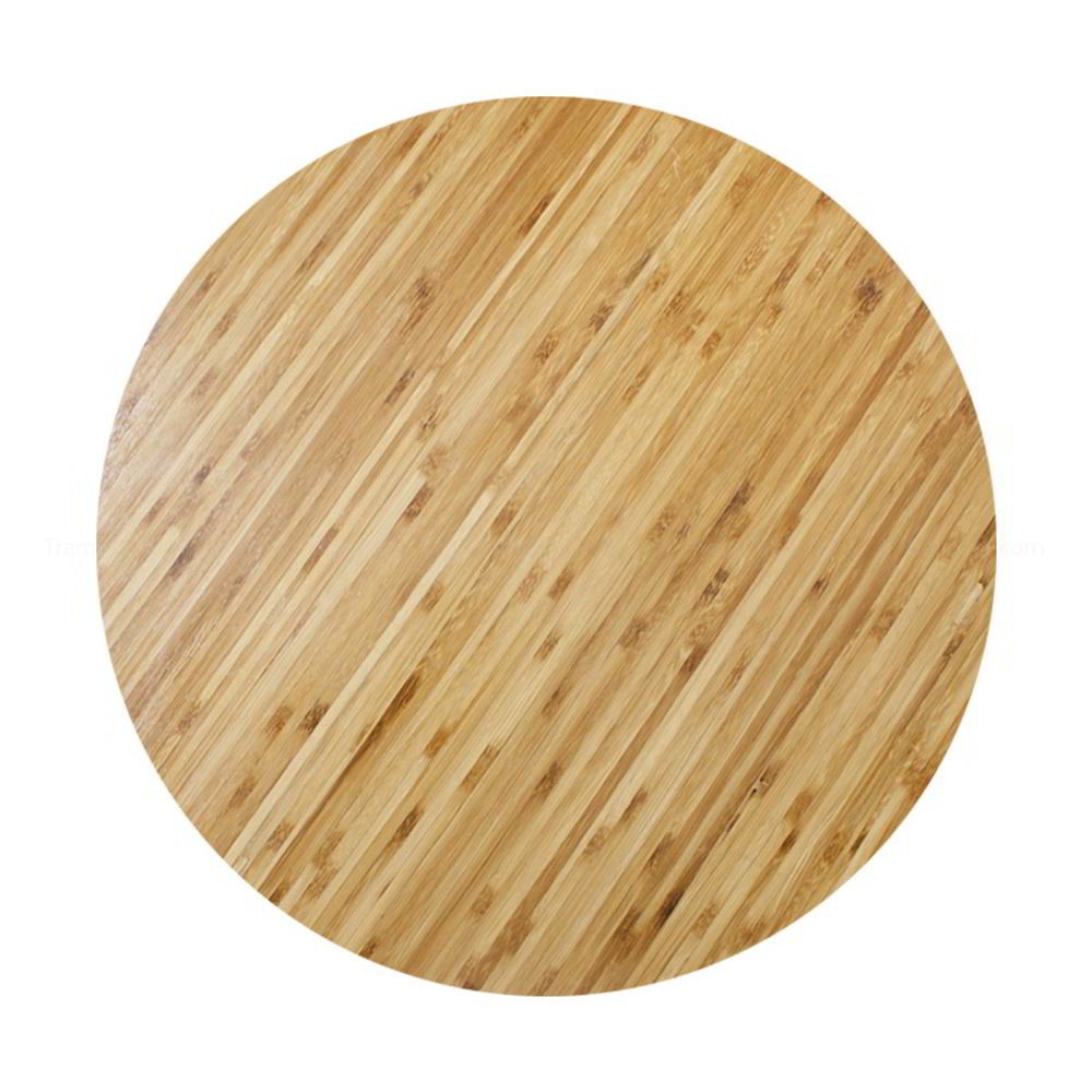 Mặt bàn tròn gỗ tre BAMVINA dày 2,5cm