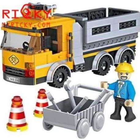 [Khai trương giảm giá] Bộ đồ chơi Lego lắp ráp công trình xây dựng - 263 miếng ghép