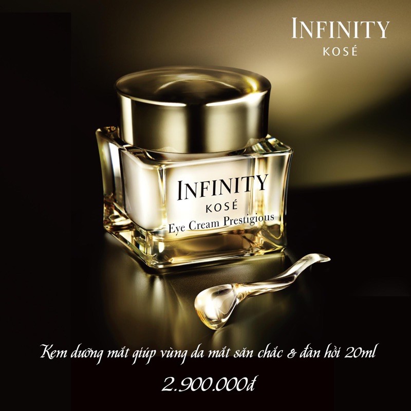 Kem dưỡng mắt Kosé t.r.ị nhăn, trùng, lão hoá - Infinity Eye Cream Prestigious