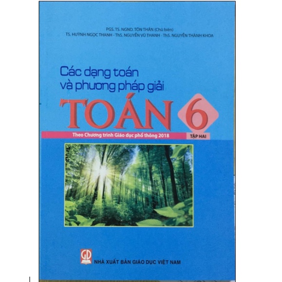 Sách Các Dạng Toán Và Phương Pháp Giải Toán 6 (2 Quyển)