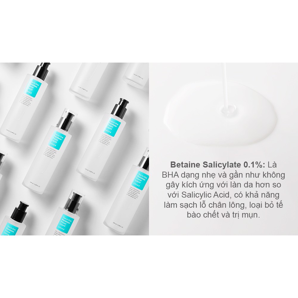 [100% AUTH] Tinh Chất Se Khít Lỗ Chân Lông Cosrx Two in One Poreless Power Liquid 100ml