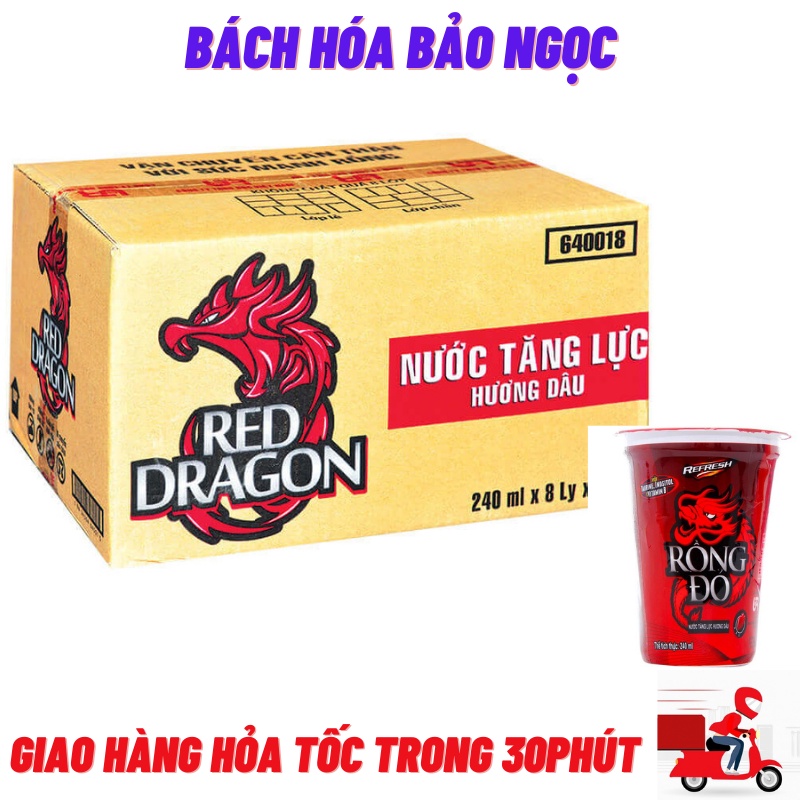 Thùng Tăng Lực Rồng Đỏ Ly