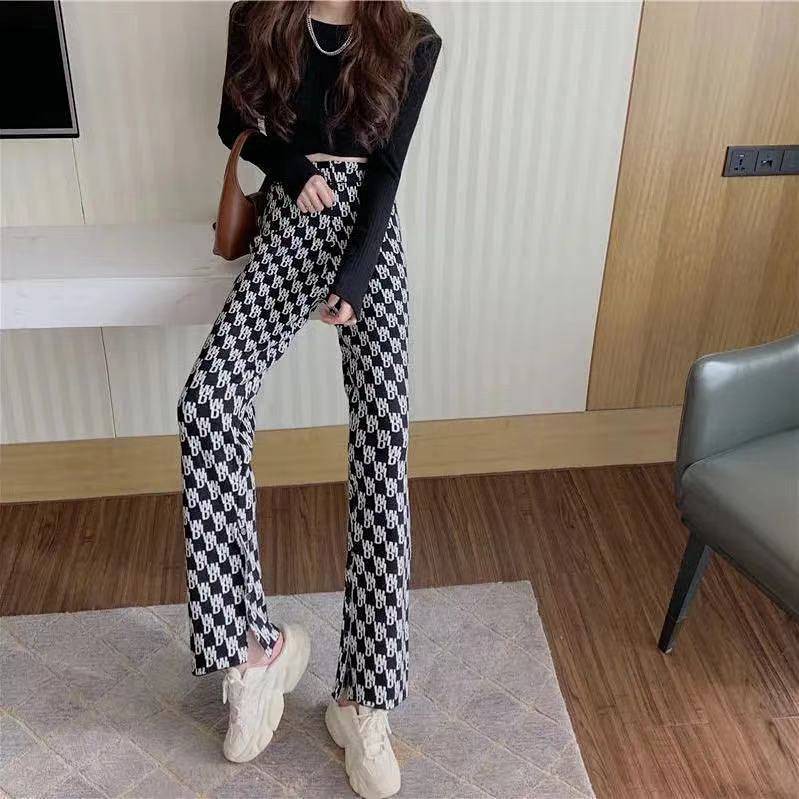 Quần Dài Nữ Lưng Cao Ống Rộng Thời Trang Hàn | BigBuy360 - bigbuy360.vn