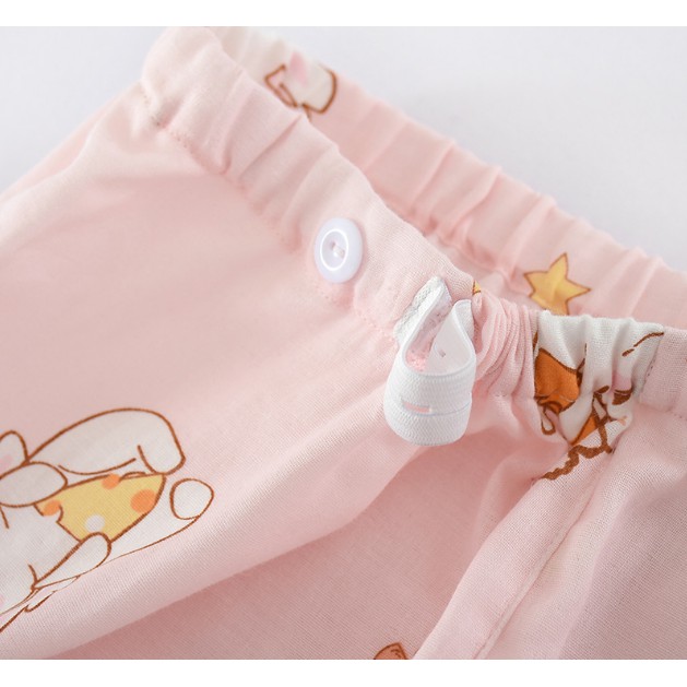 Bộ Pyjama bầu và sau sinh dài tay Azuno BZ147 họa tiết thỏ dễ thương