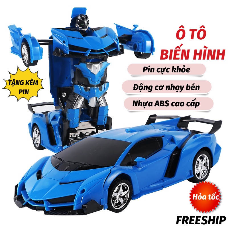 Ô Tô Điều Khiển Từ Xa Đồ Chơi Cho Bé Biến Hình Robot Tốc Độ Cao LEON OFFICIAL