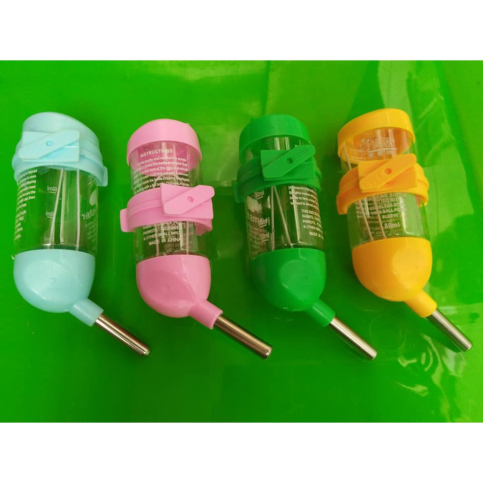 Bình Nước Cho Hamster Và Thú Cưng Nhỏ 80Ml Và 125Ml