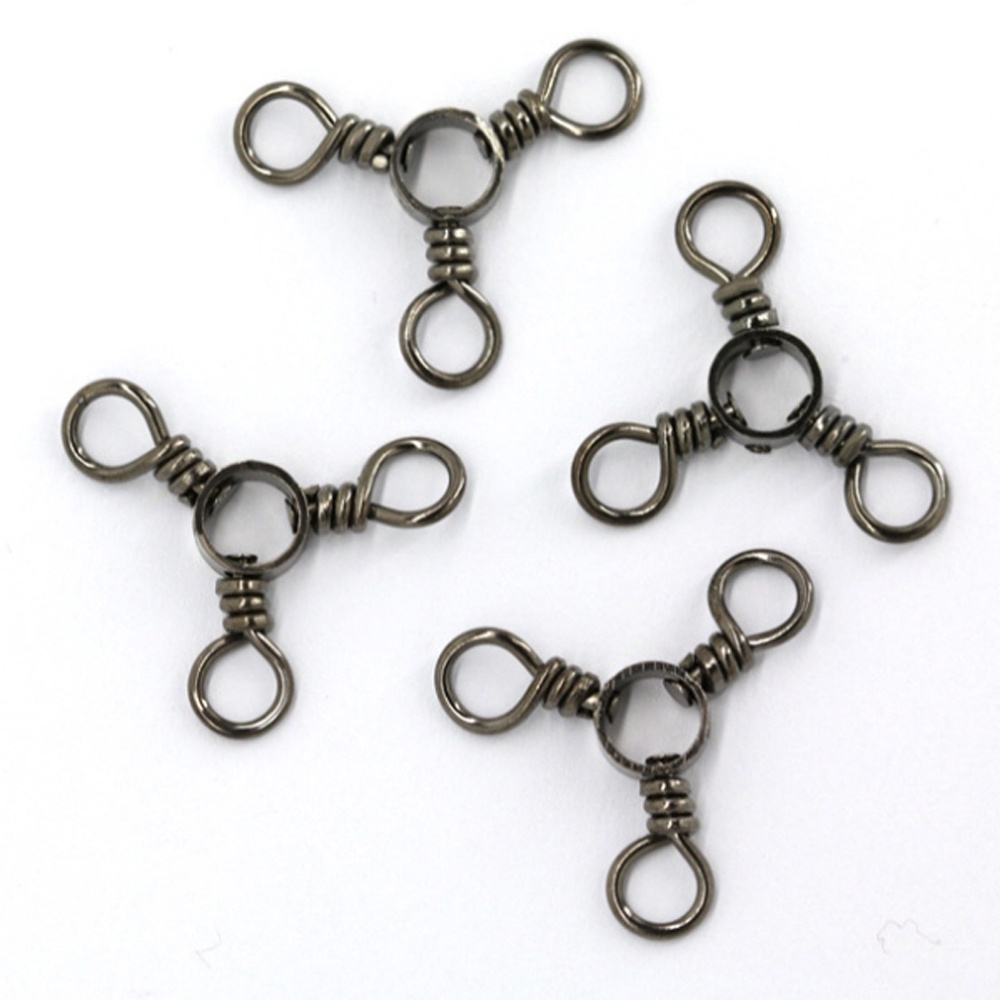 Set 25 Móc Câu Cá Màu Đen Chuyên Dụng