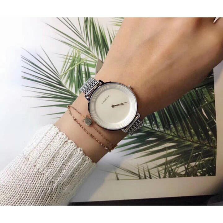 Đồng Hồ Skagen Nữ Size 36mm Dây Kim Loại