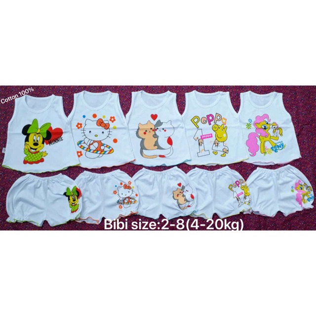Xưởng chuyên sỉ , lẻ set cotton giá tận gốc sét 5 bộ giá lẻ chỉ :165 k/5 bô size 1