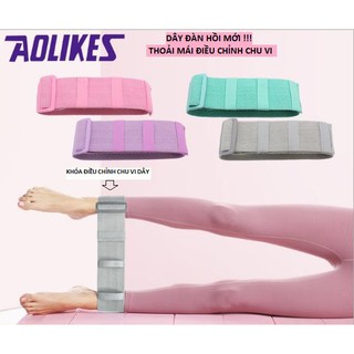 Dây Miniband, Đàn Hồi Kháng Lực Tập Mông Aolikes Tự Do Điều Chỉnh Chu Vi [Hàng Cao Cấp ] Tập là mông to