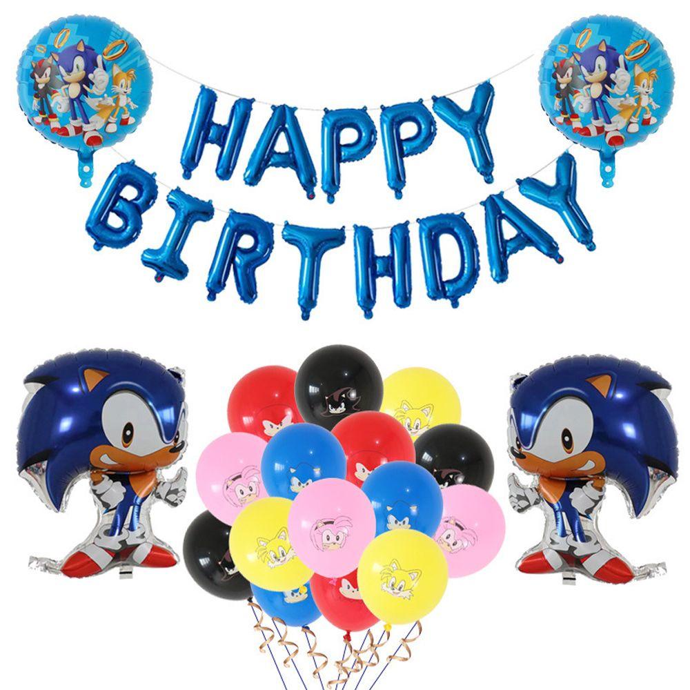 Bong Bóng Lõi Nhôm Hình Sonic 3 Trang Trí Tiệc
