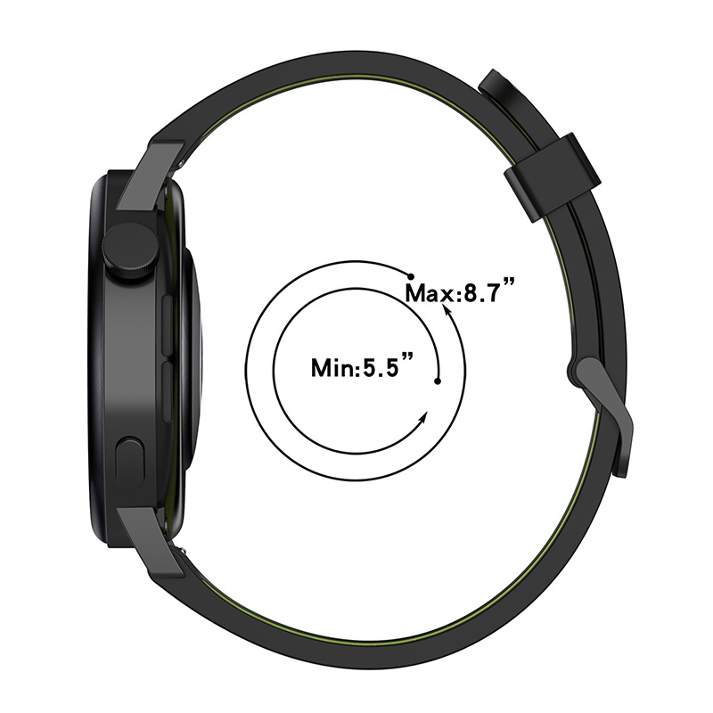 Dây Đeo Silicon Thể Thao Cho Đồng Hồ Thông Minh HUAWEI WATCH GT Runner 46mm
