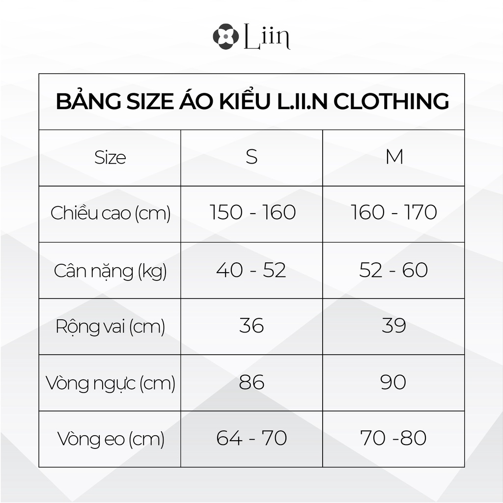 LIIN - Áo sơ mi thiết kế cổ tàu, 2 hàng cúc kiểu dáng thanh lịch LINBI SM3052