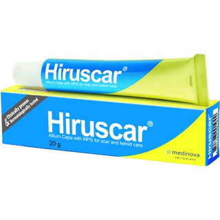Gel cải thiện sẹo vừa, sẹo lõm, sẹo thâm Hiruscar Gel 20g