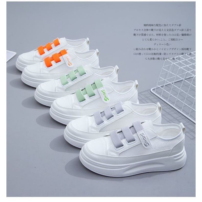 Giày Thể Thao Lưới Mỏng Thoáng Khí Phong Cách Mới Cho Nữ