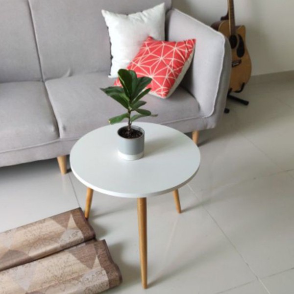 [𝐇𝐨𝐭 𝐬𝐚𝐥𝐞 𝟐𝟎𝟐𝟏] Bàn Trà Tròn ngồi bệt Kiểu Nhật - chân cao 30cm. | BigBuy360 - bigbuy360.vn