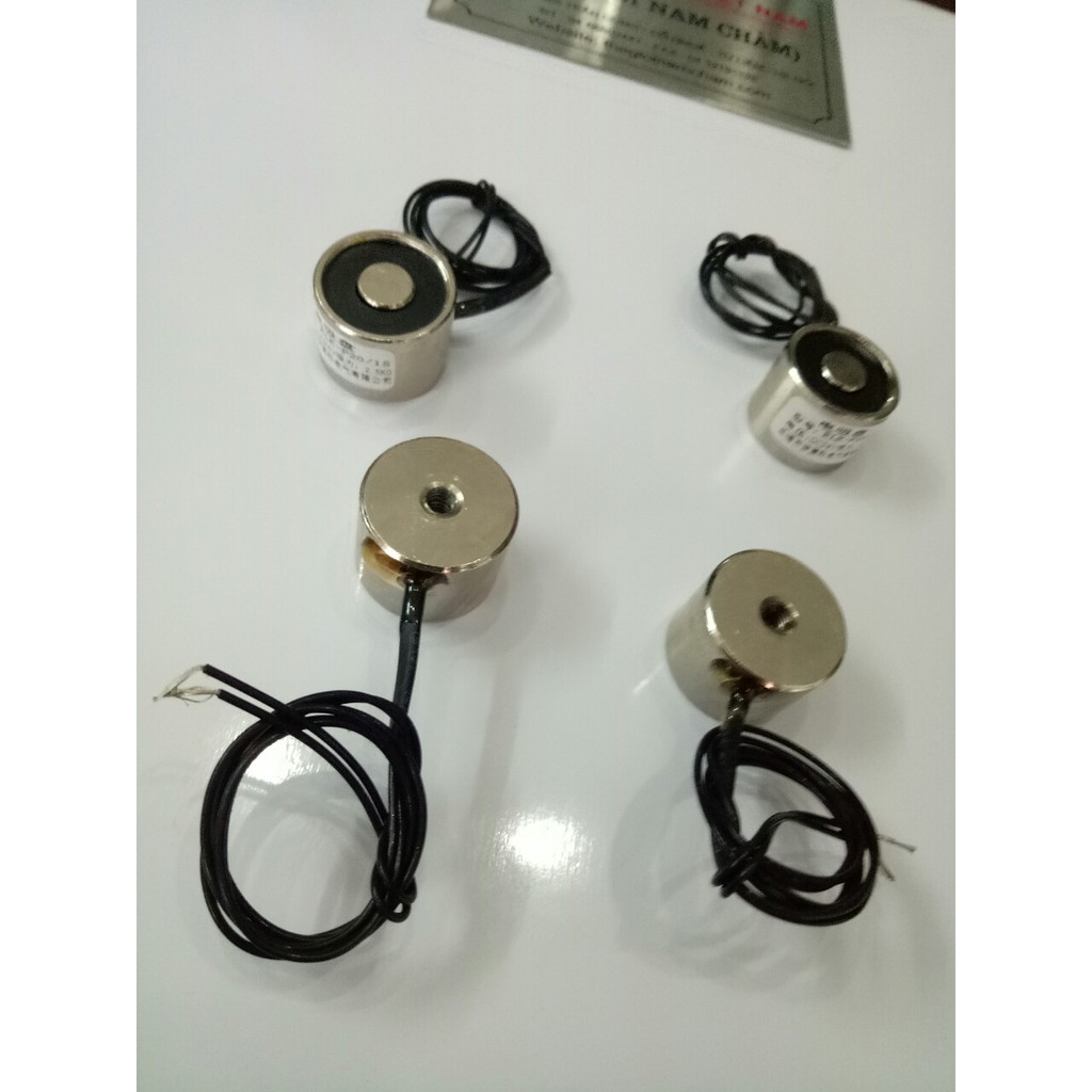 Nam châm điện 25N 2.5kg, Nam châm điện 12V,24V