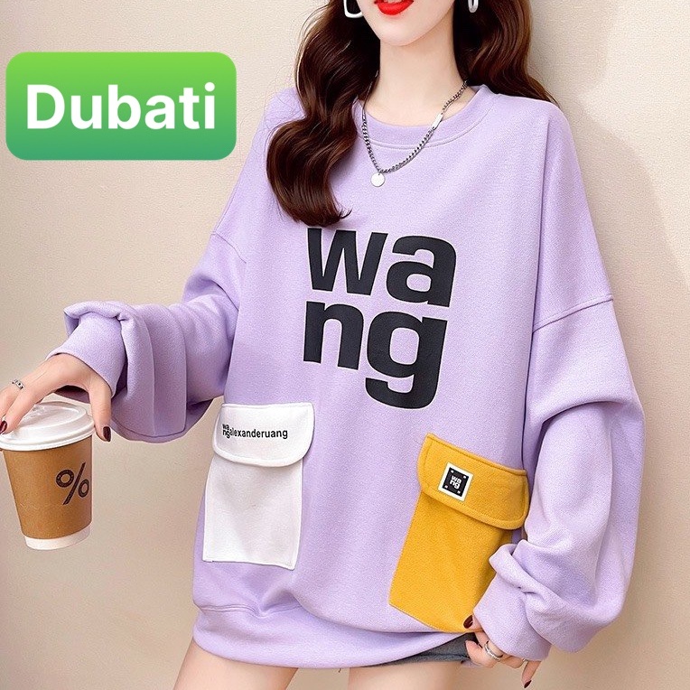 ÁO KHOÁC HOODIE SWEATER NAM NỮ TÚI HỘP PHỐI MÀU WA VẢI NỈ DÀY PHOM FROM RỘNG HÀN QUỐC- DUBATI FASHION