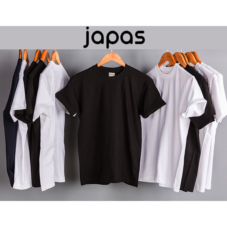 Áo thun nam phông trơn cộc tay cotton 100% mặc thoáng mát dày dặn thương hiệu Japas áo thun chuẩn Nhật cho nam nữ