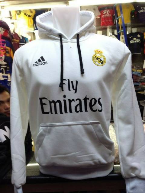 Áo Khoác Hoodie In Chữ Real Madrid Thời Trang 2018