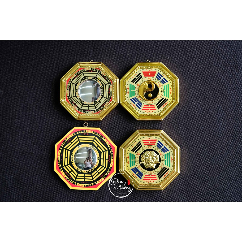 Bát Quái Ông Hổ Phong Thuỷ - Bát Quái Âm Dương - Gương Phản Chiếu treo trước cửa gia đình